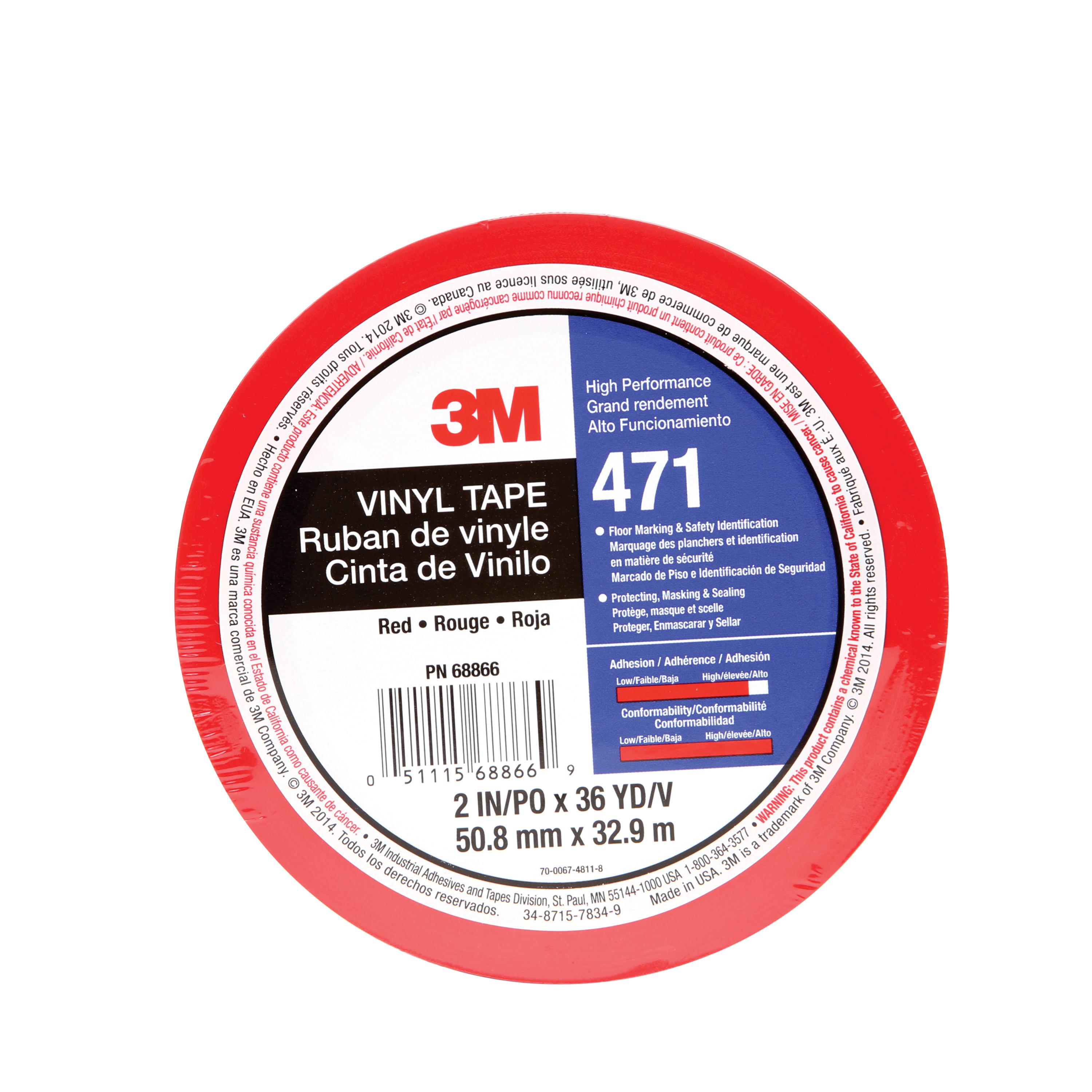 2x36YD RED 471 VINYL TAPE