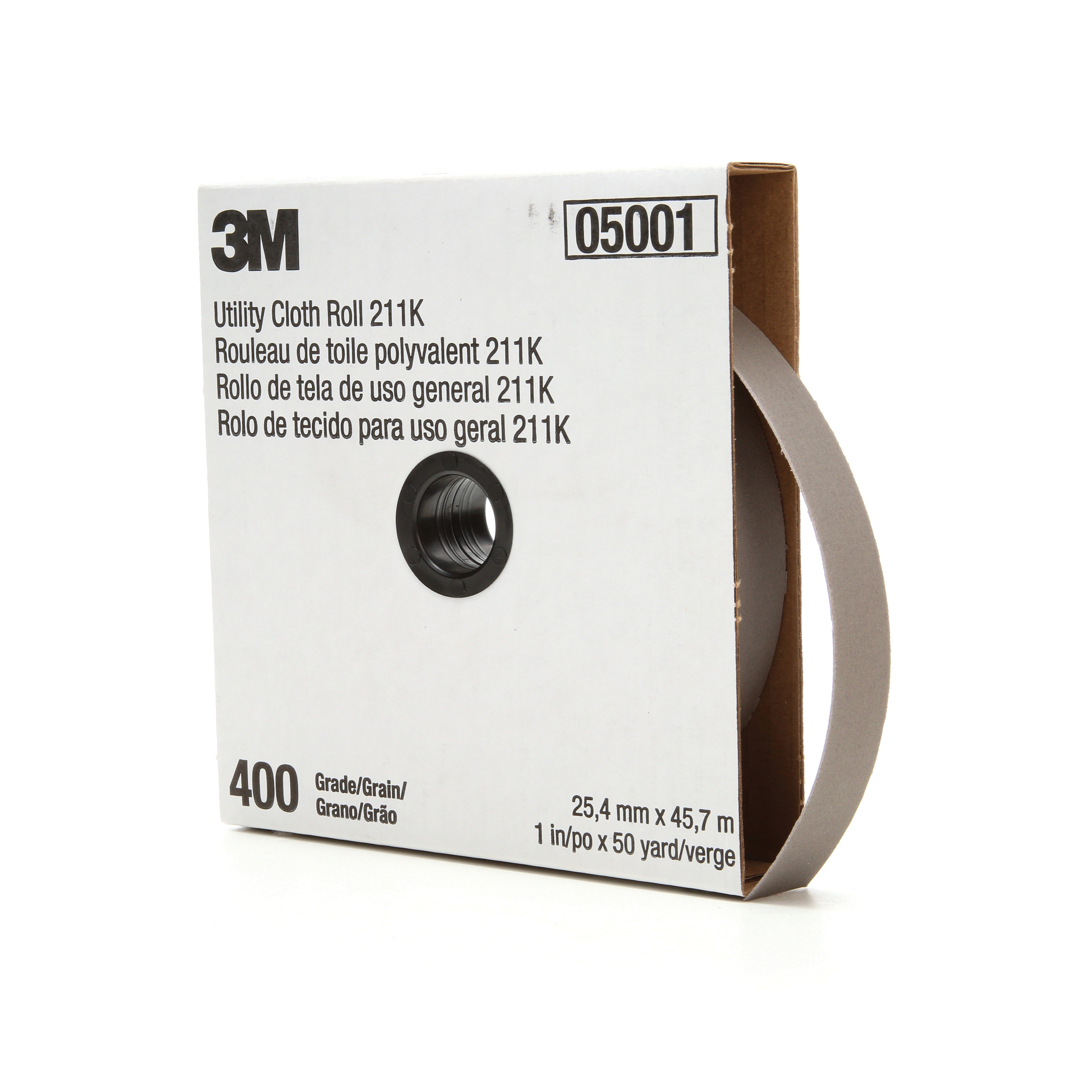 3M 1INx50YD 400J 211K CLOTH SHOP ROLL