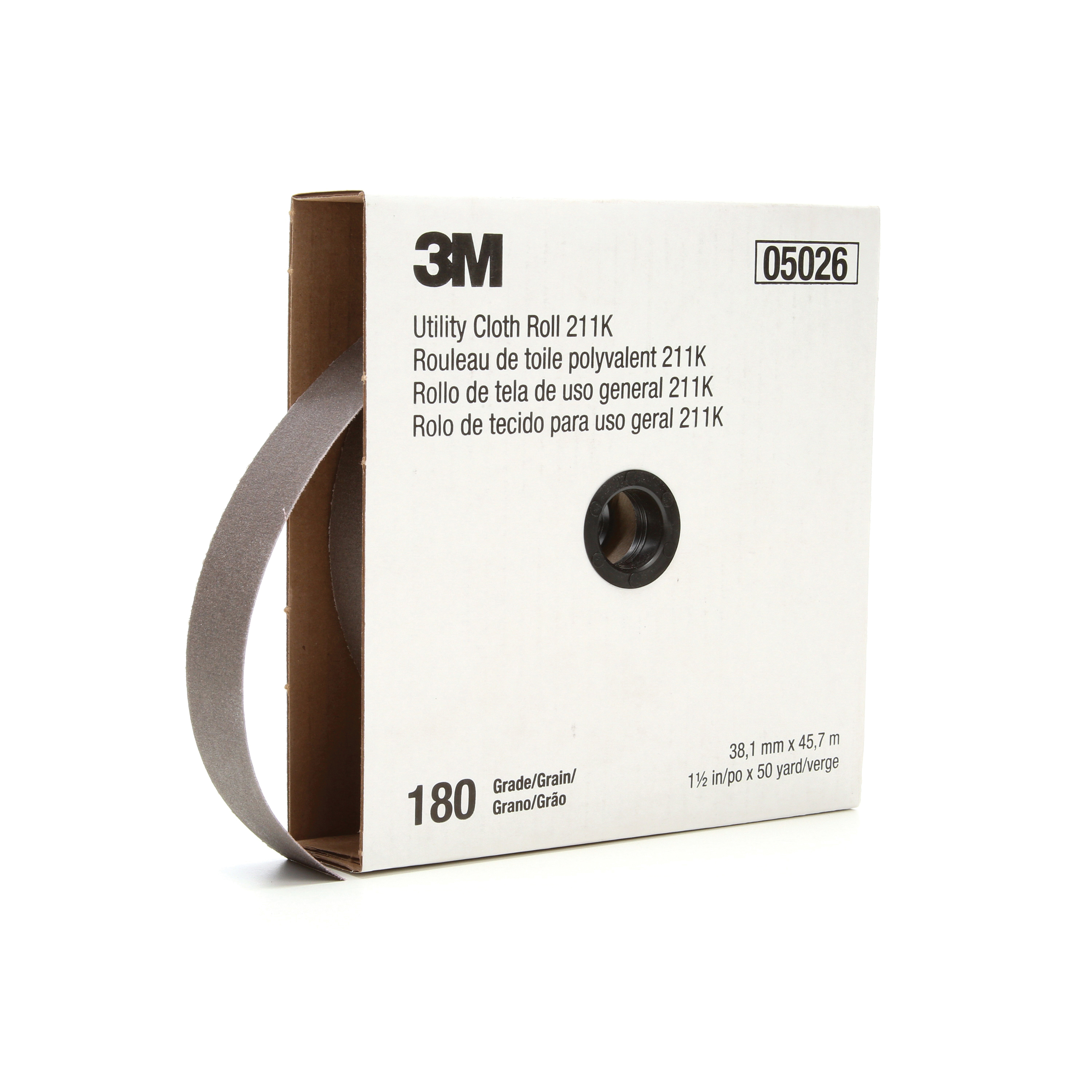 3M 1-1/2x50YD 180J 211K CLOTH SHOP ROLL