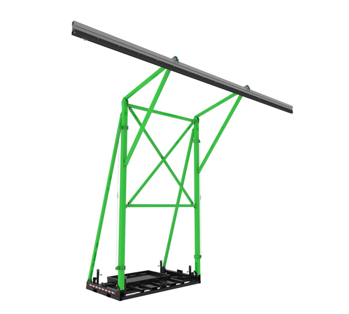 22FTx32FT OVERHEAD COUNTERWEIGHTED RAIL