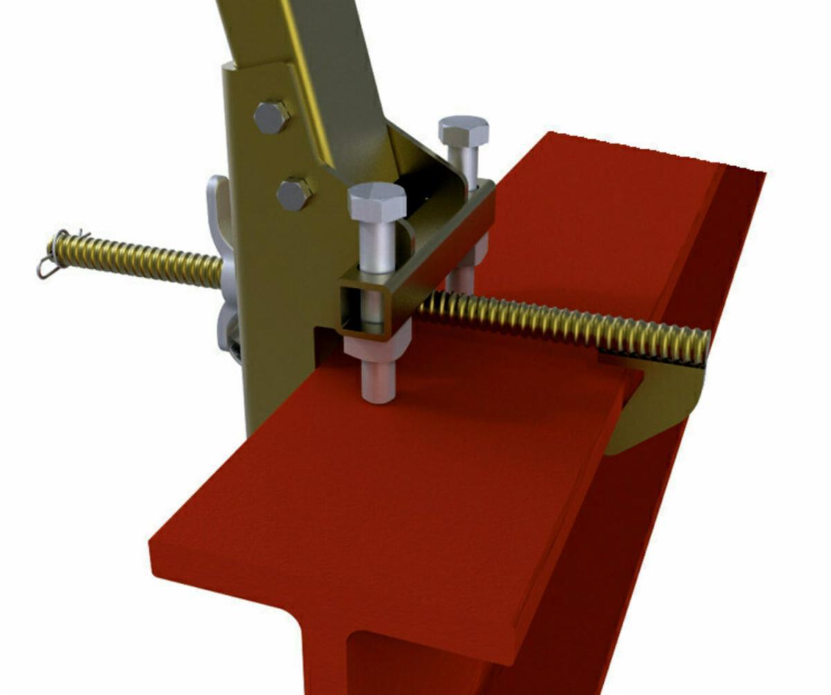 KIT,BASE,RETROFIT,I-BEAM2 1/4X6-12IN