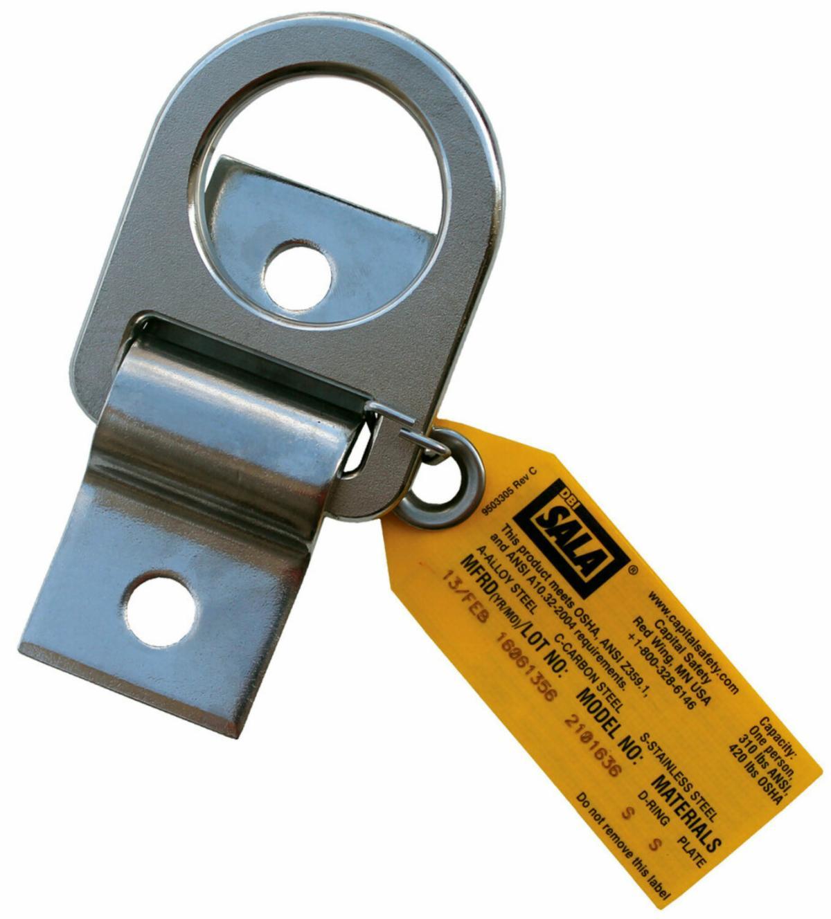 D-RING ANCHOR PLATE ALL SS