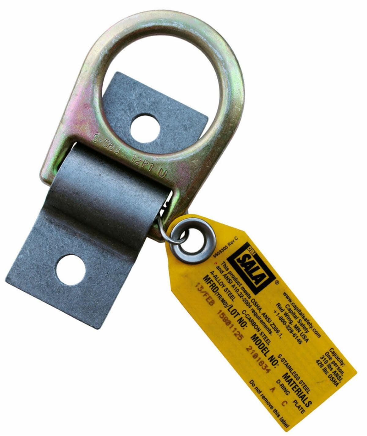 D-RING WITH ANCHORAGE PLATE