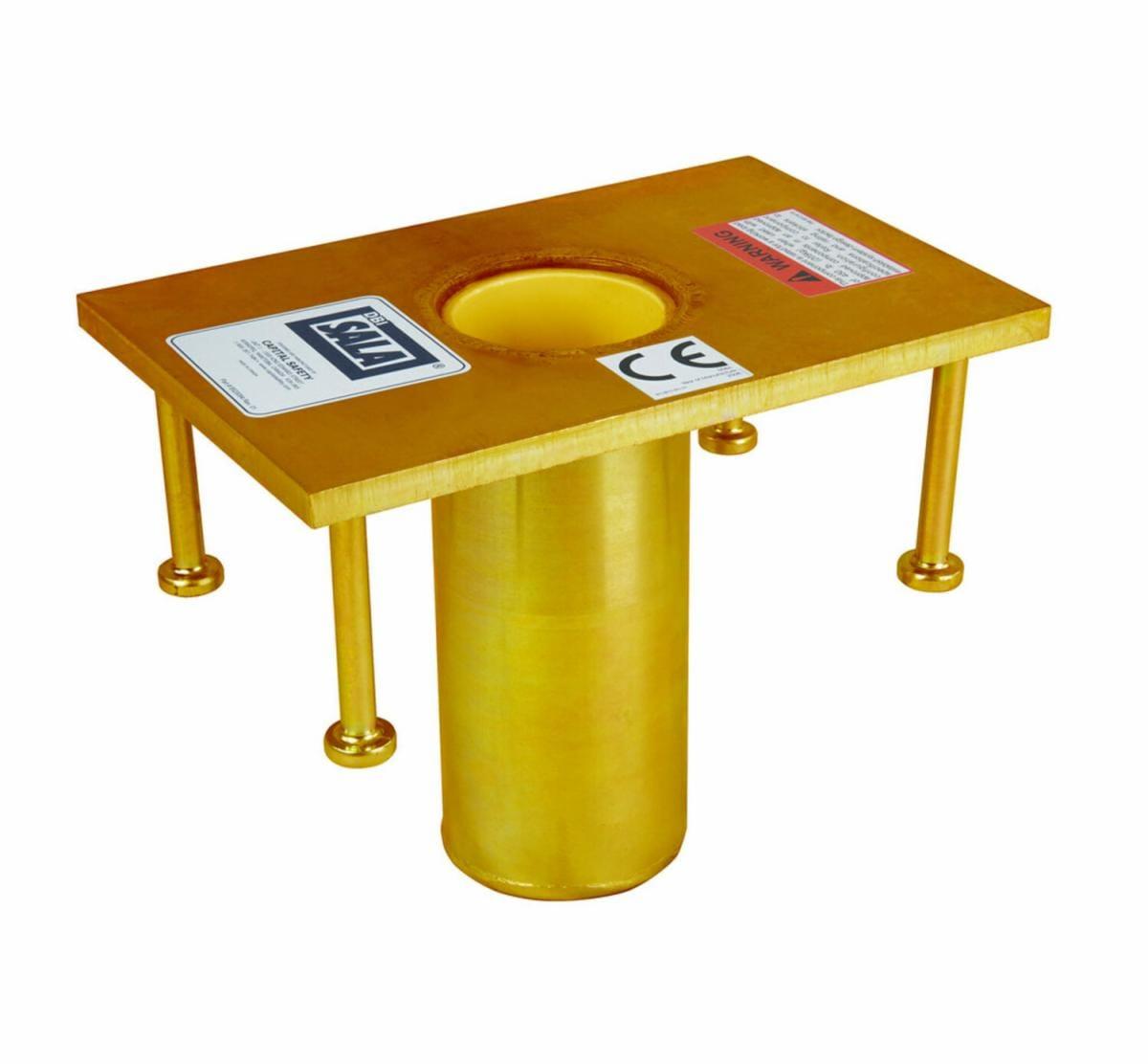 DAVIT BASE,FIXED,FLUSH