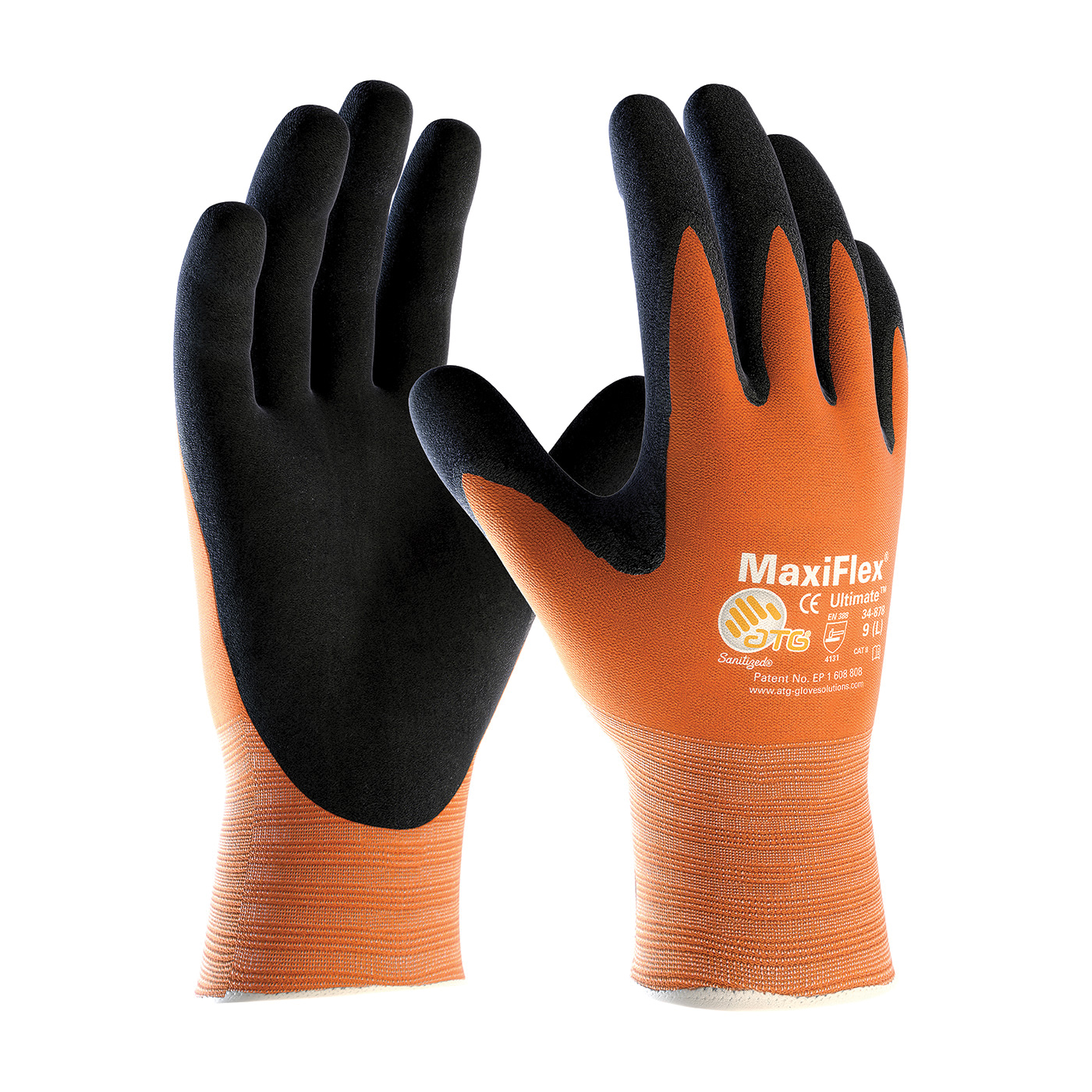 2XL MAXIFLEX ULTIMATE 15G HI-VIS GLOVE