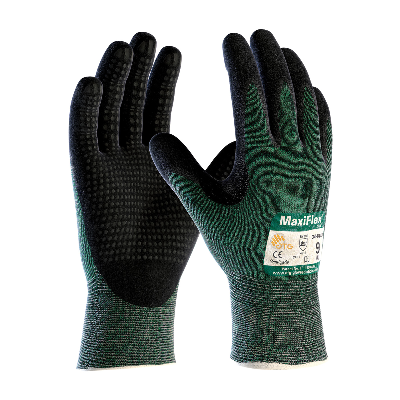 MD MAXIFLEX CUT, GRN ENG YARN GLOVE