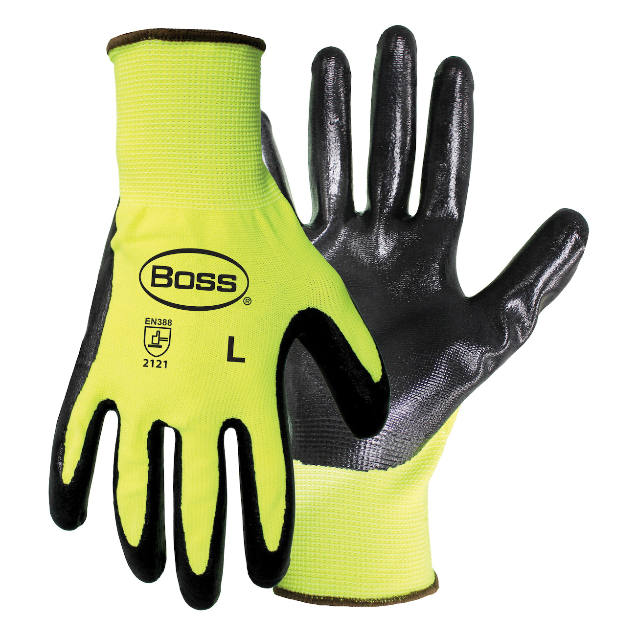 2XL HI-VIS YEL BOSS GLOVE HIGH-VIS YLW