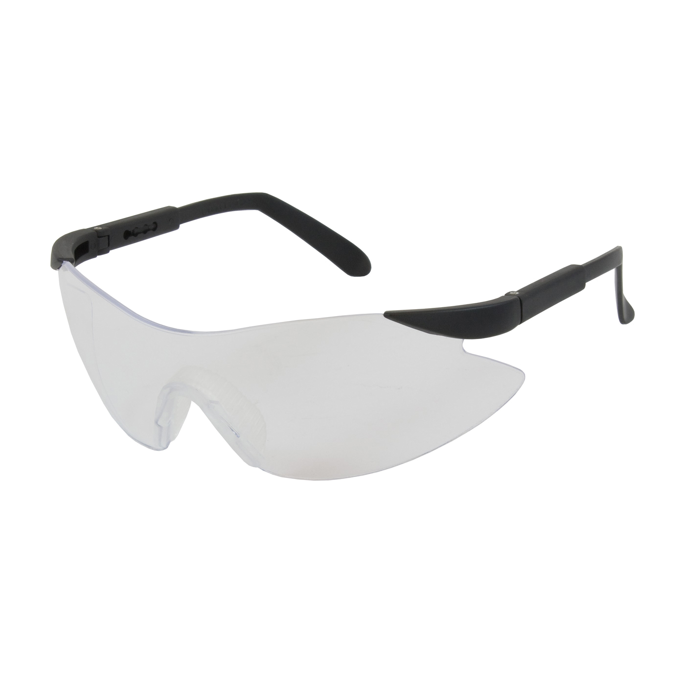 WILCO CLR AS RIBBED SAFETY GLASSES