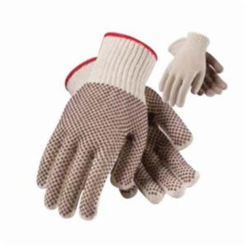 LG NTRL SHELL, 2 SIDED BRN DOTS GLOVE