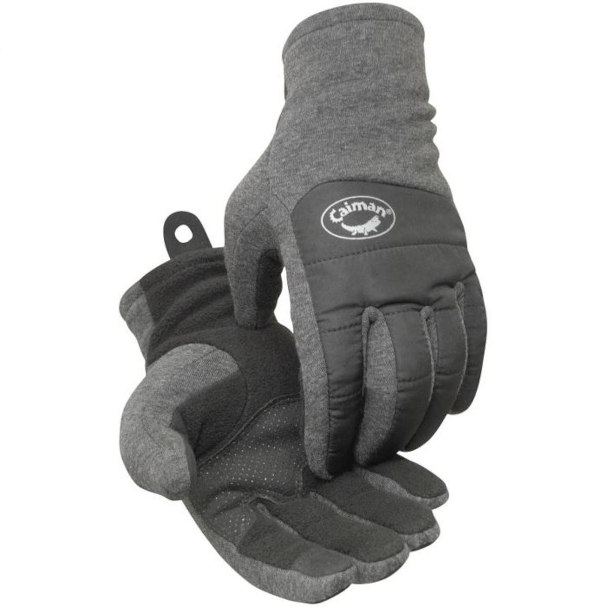 XL BLK CAIMAN GLOVE FLEECE PALM W/
