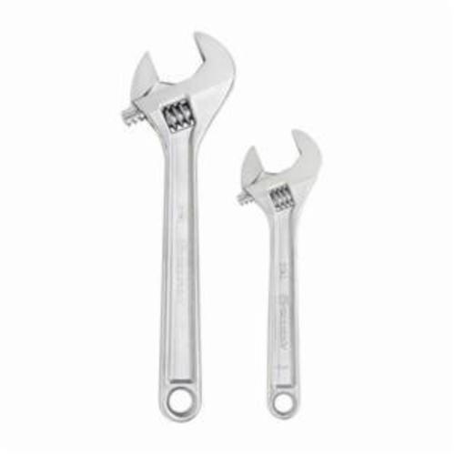2PC 8IN & 12IN CHROME ADJ WRENCH SET