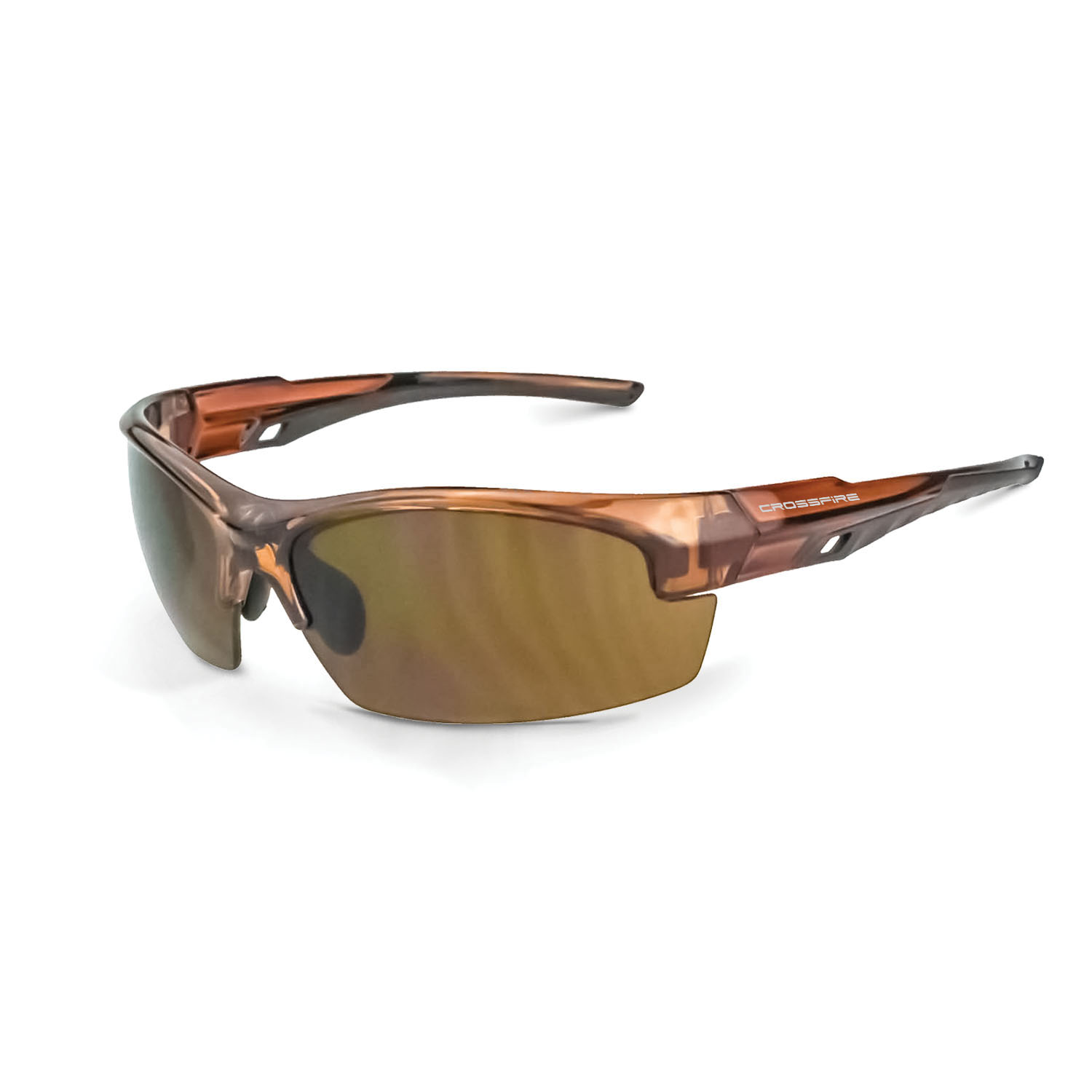 HD BRN CRUCIBLE POLYCARB SAFETY GLASSES