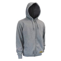 SM GRY MENS TERRY COT HEATED HOODIE