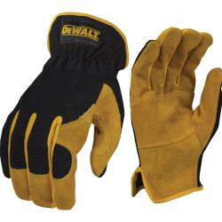 XL BLK LEATHER HYBRID GLOVE