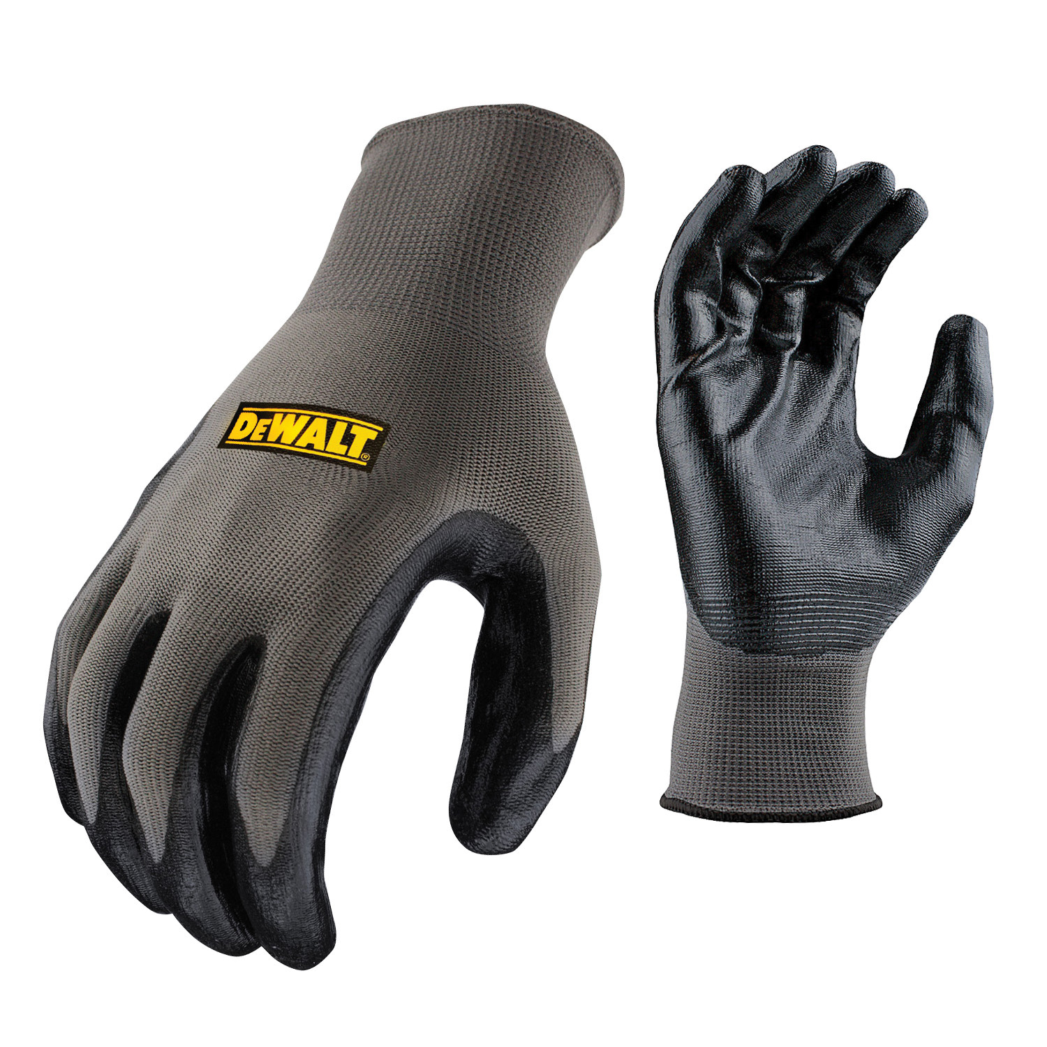 3PK LG NITRILE DIPPED NYL/POLY GLOVE