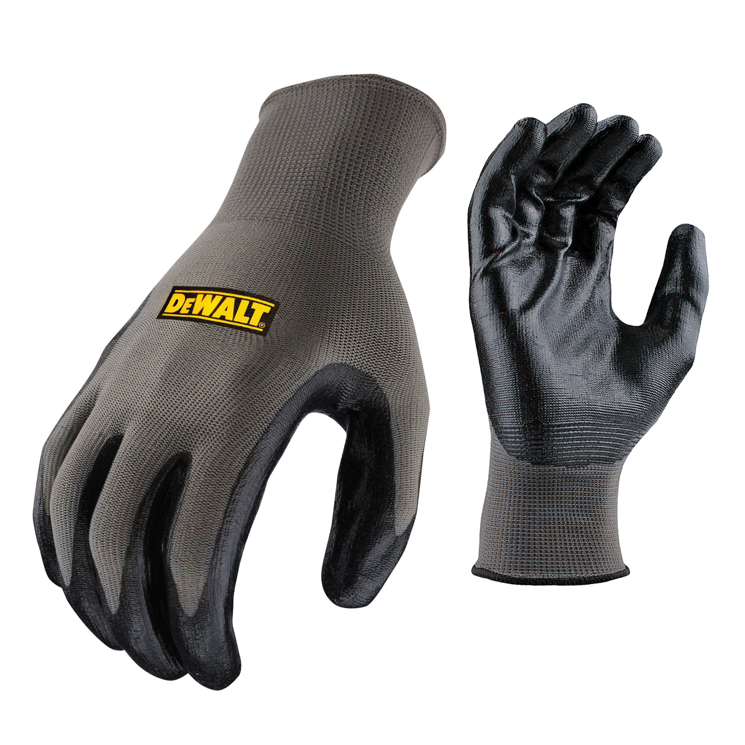 LG NITRILE DIPPED NYL/POLY GLOVE