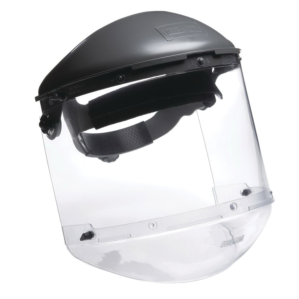F400 4IN DUAL CROWN FACE SHIELD w/ 3C