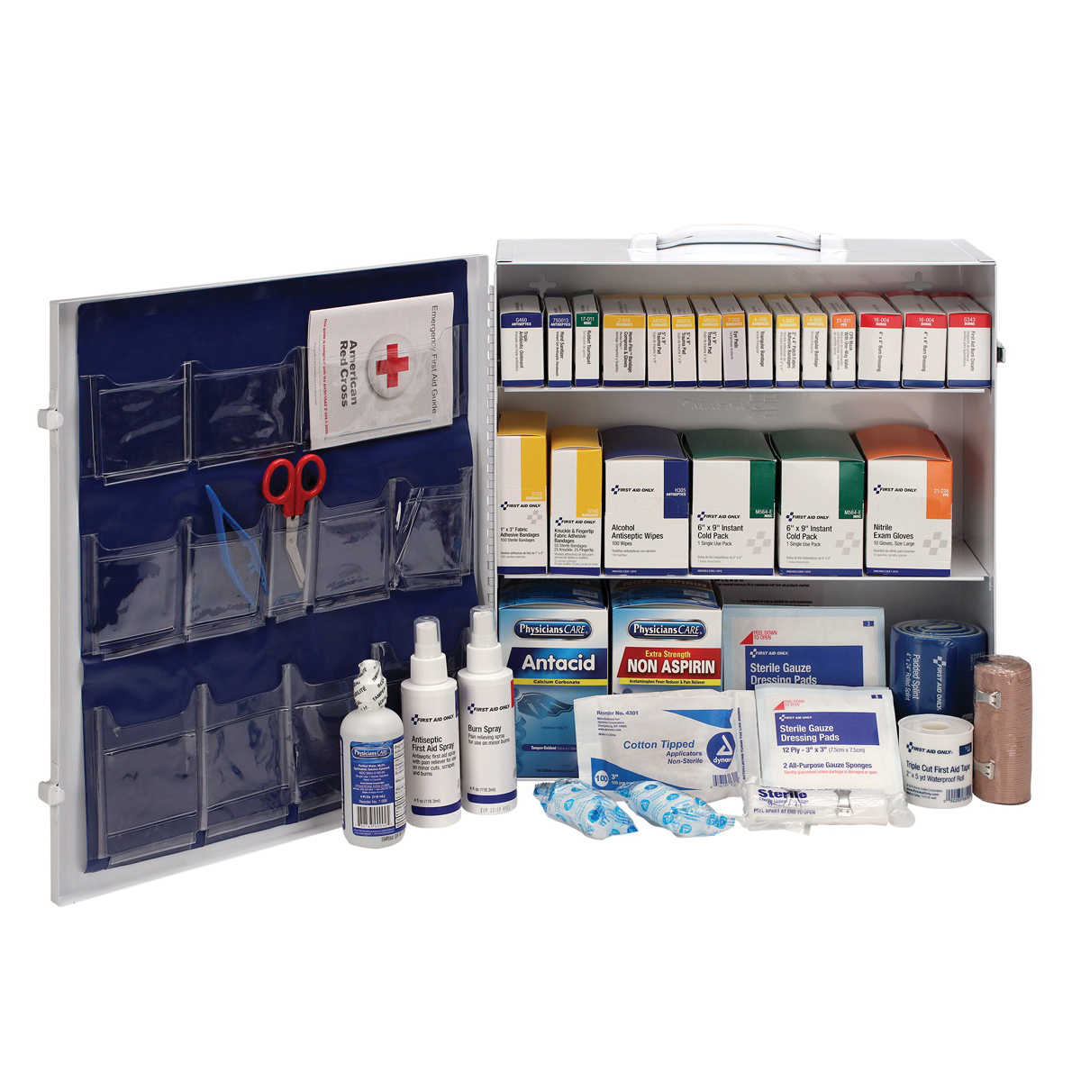 3SHELF ANSI B+ METAL FIRST AID CABINET