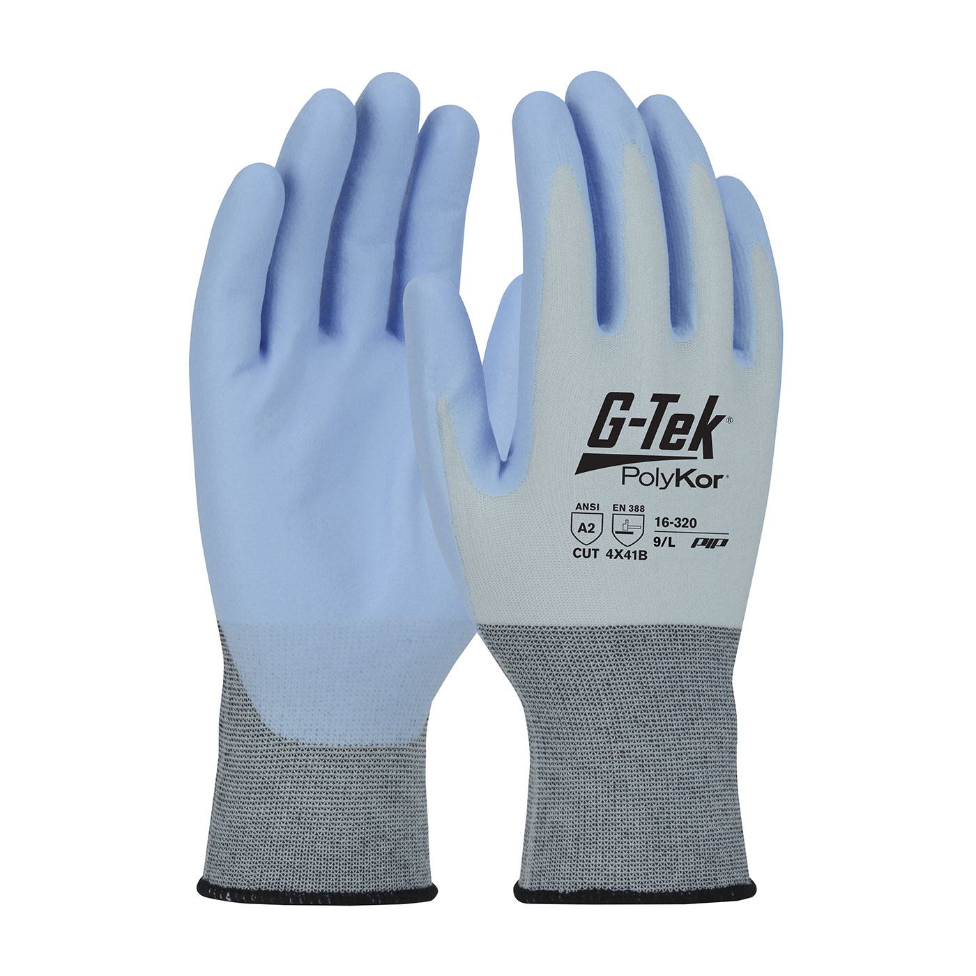 XL G-TEK POLYKOR BL 18G KNIT GLOVE
