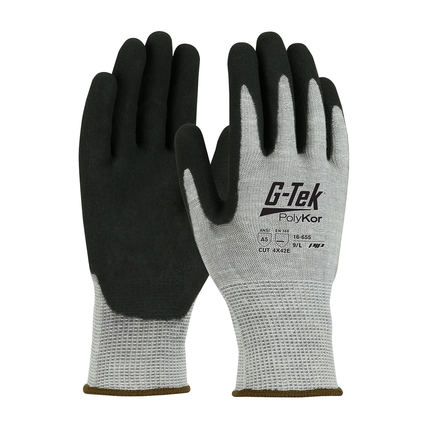 LG G-TEK POLYKOR GRY 13GA GLOVE