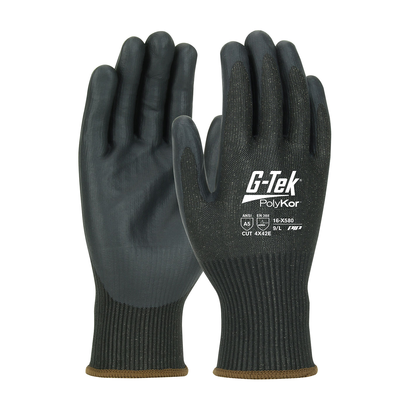 XL G-TEK POLYKOR BLK 13G GLOVE W/ X7