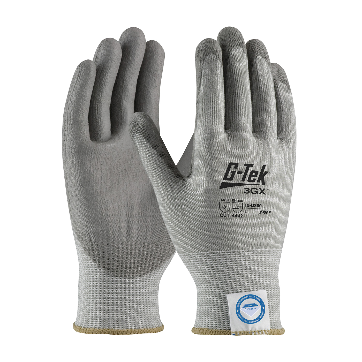 LG G-TEK 3GX GRY DYNEEMA DIAMOND GLOVE