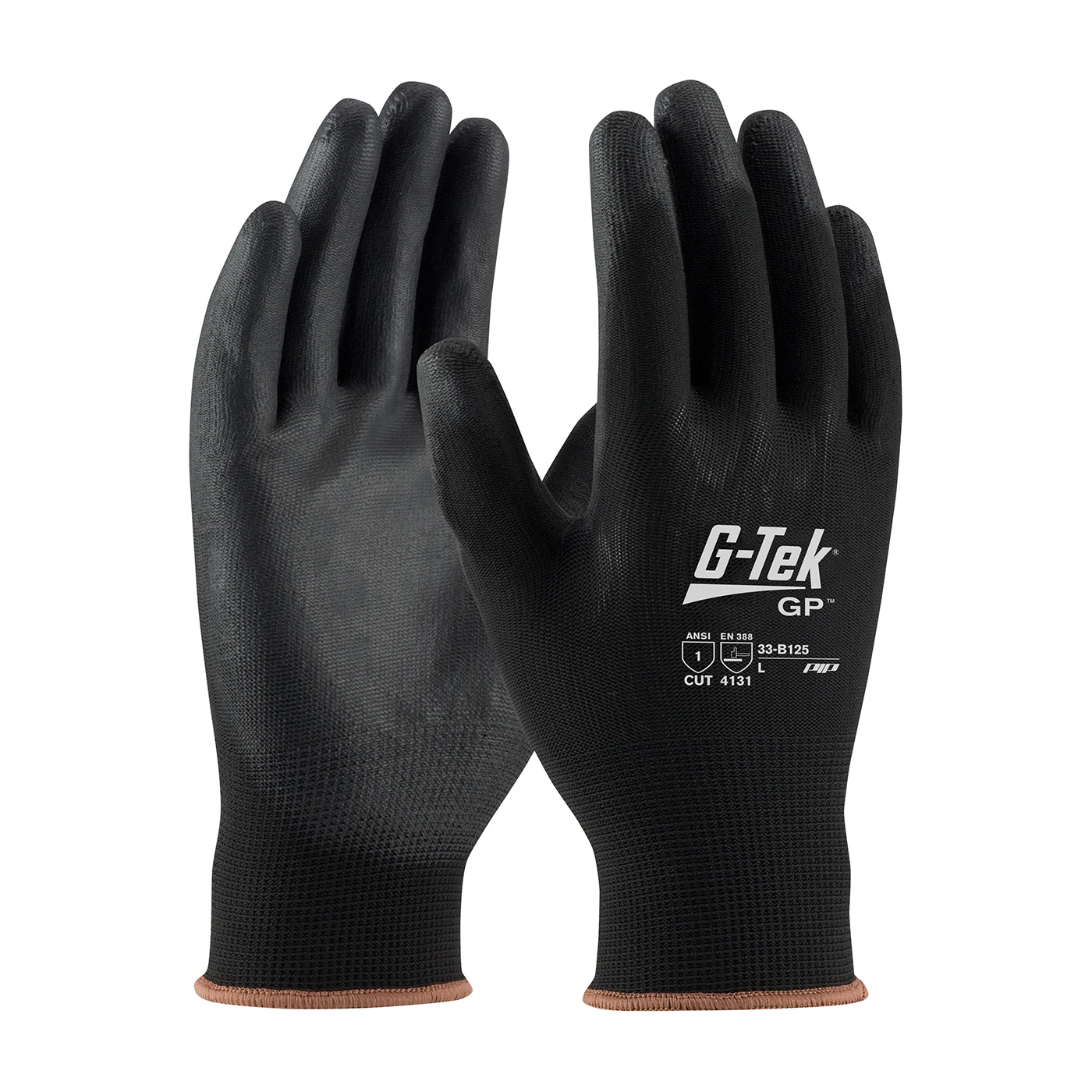 2XL G-TEK GP GLOVE BLK 13G NYLON BLK