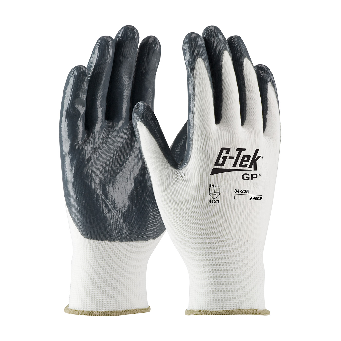 LG G-TEK GP GLOVE WHT 13G NYLON GRY