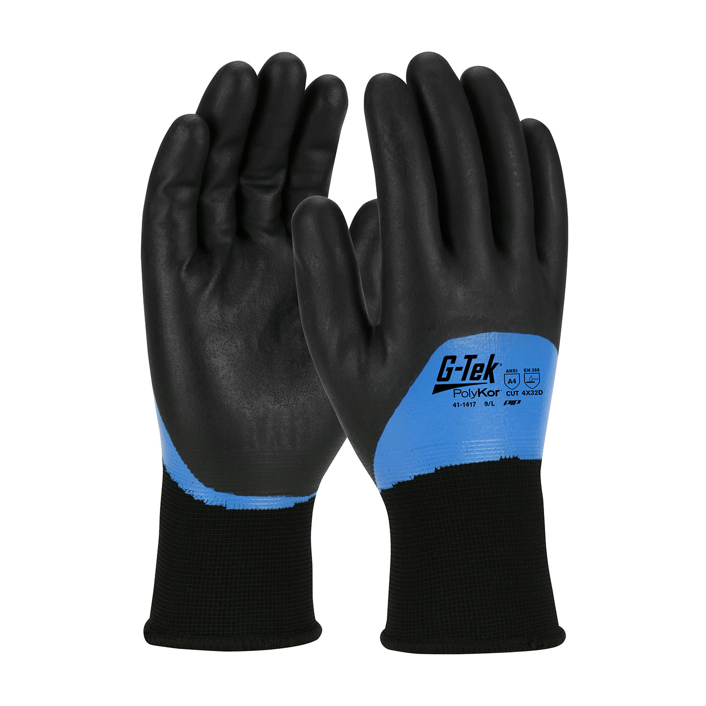 XL BLK G-TEK POLYKOR GLOVE 15G W/