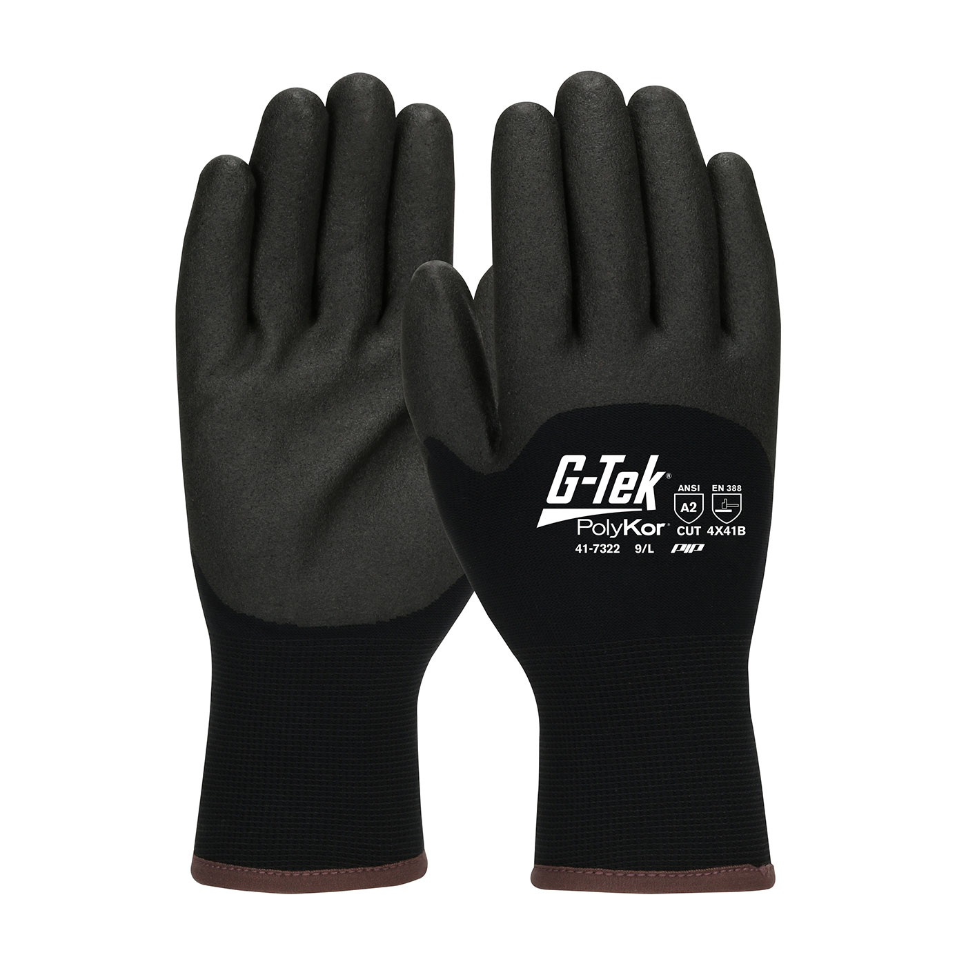 XL BLK G-TEK POLYKOR GLOVE 13G NYLON W/