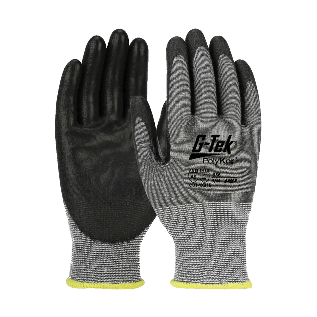 XSM G-TEK POLYKOR GLOVE 18G, BLK