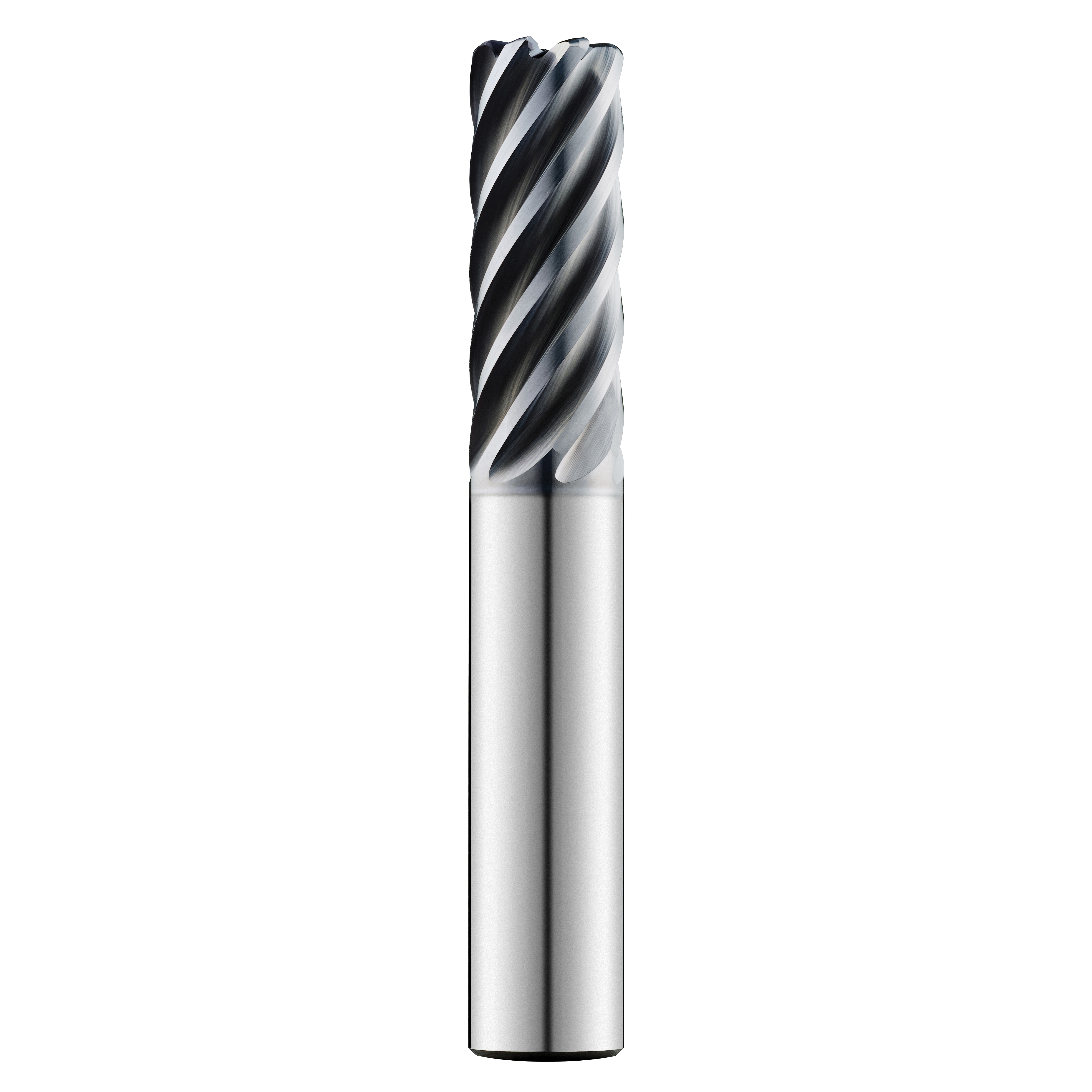 1" 7FL SER 77CR H-CARB END MILL .030R