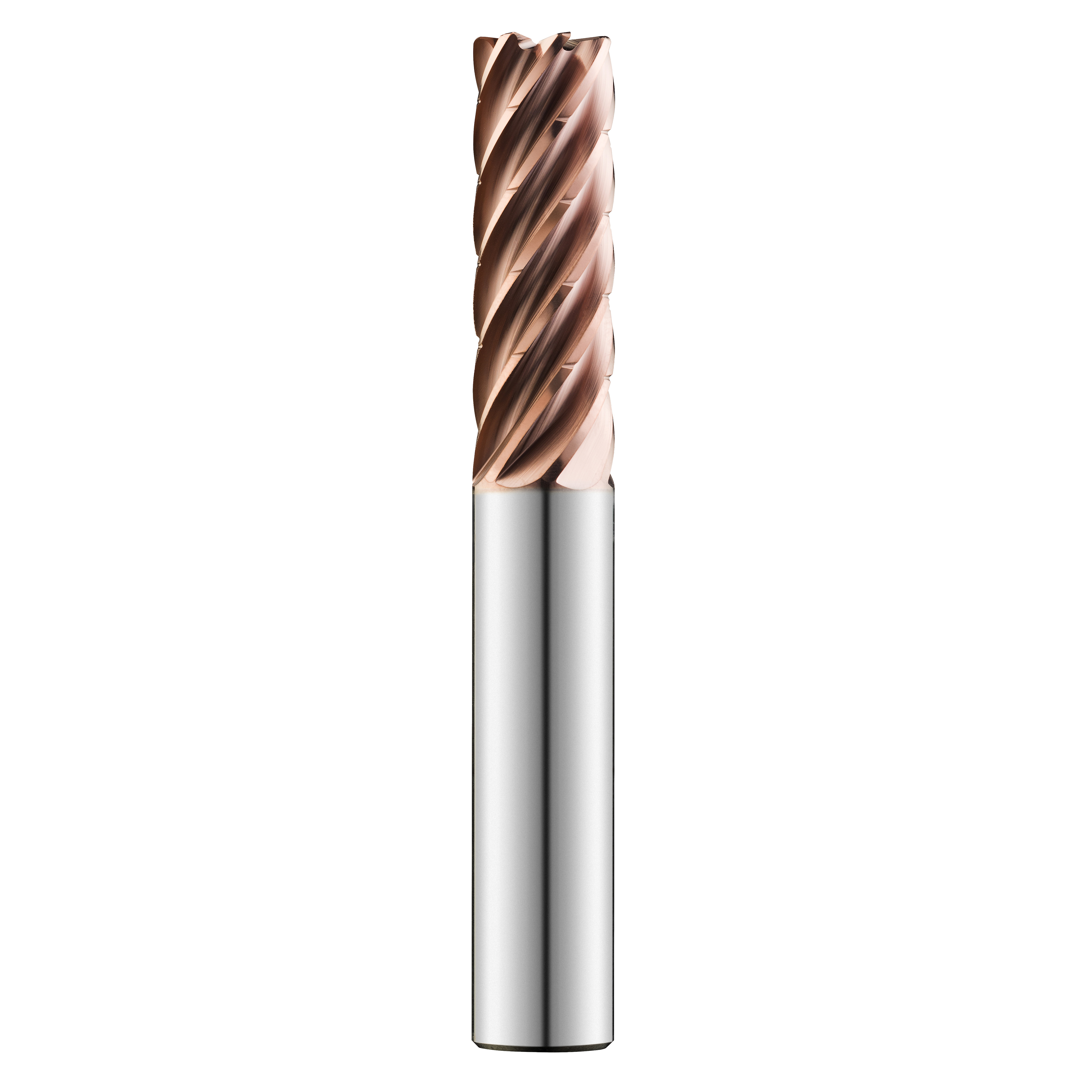 1" 7FL SER 77CR H-CARB END MILL .030R