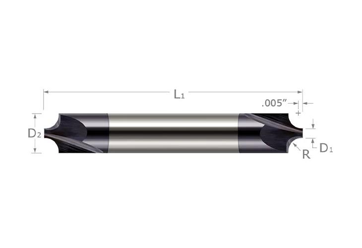 .078R 4FL .060P LG CR DE END MILL