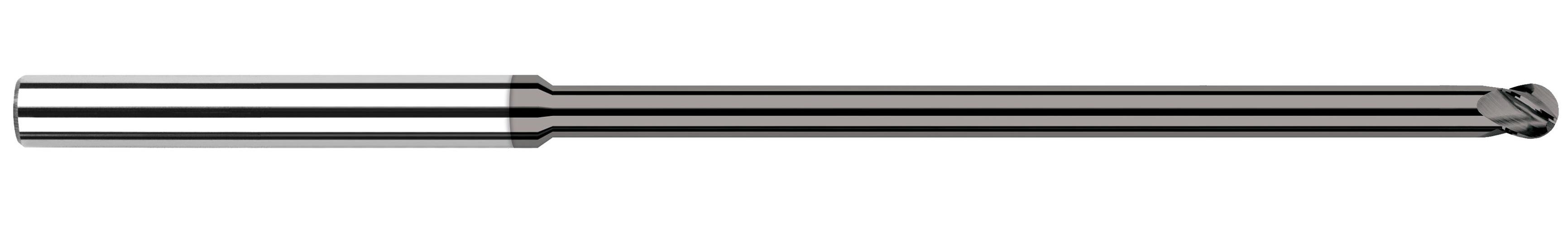 .020 4FL CARB .030LOC BALL END MILL