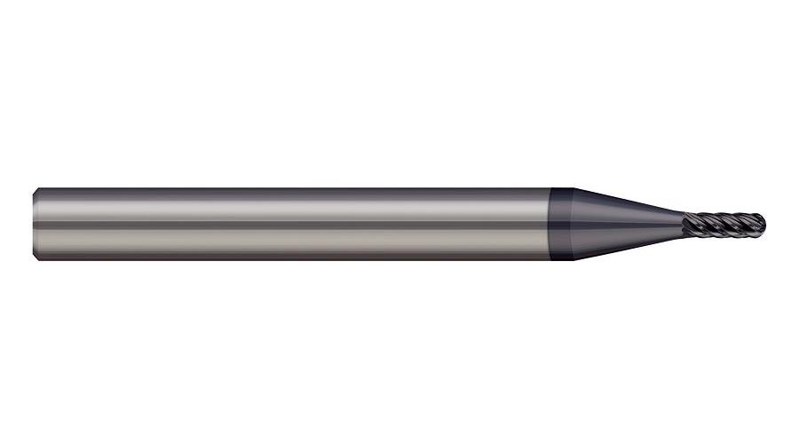 .062 BALL END MILL HARD 3xLOC 6FL Nano