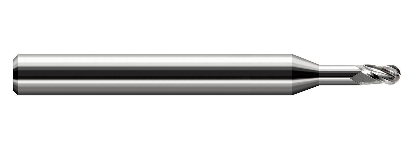 .020 3FL CARB .030LOC BALL END MILL