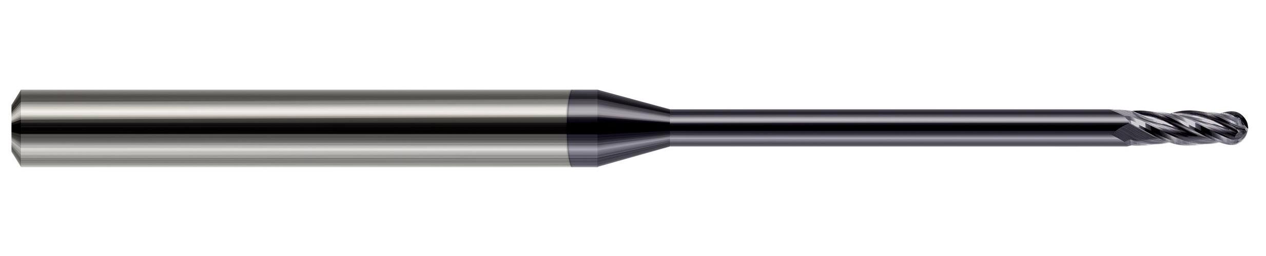 .020 4FL CARB .060LOC BALL END MILL