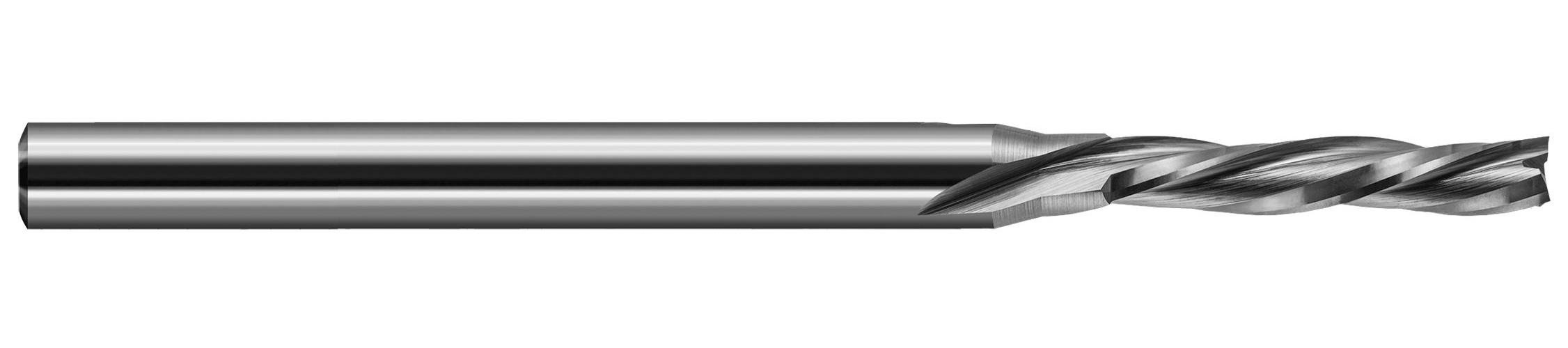 .031 D PLAS FINISH DOWNCUT 5x LOC, 3FL