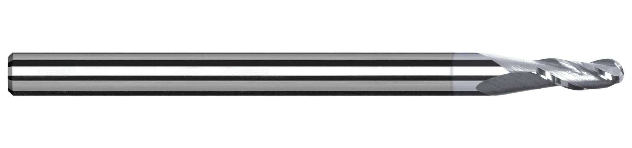1/8" DIA 3FL CARBIDE BALL END MILL