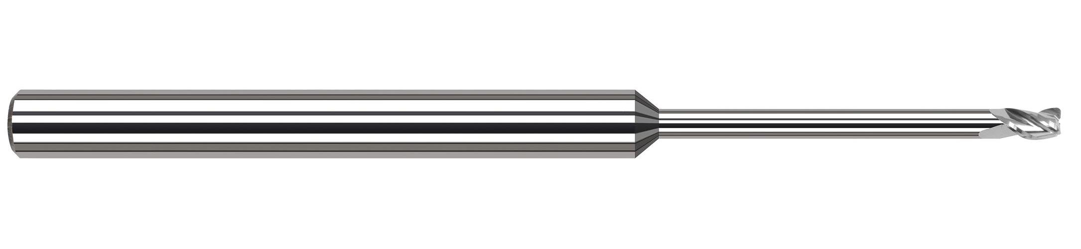 .047" DIA x .003CR 3FL CARBIDE END MILL