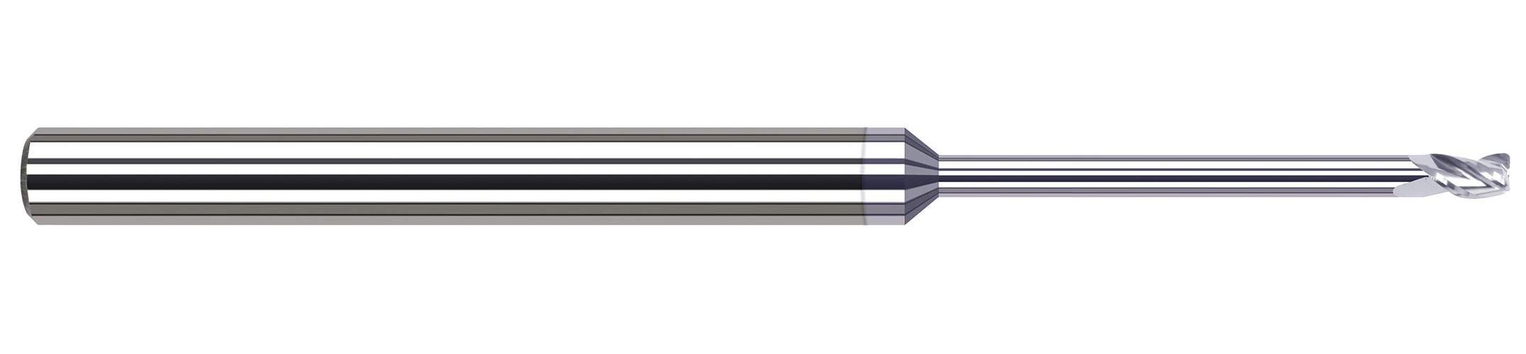 .047" DIA x .003CR 3FL CARBIDE END MILL