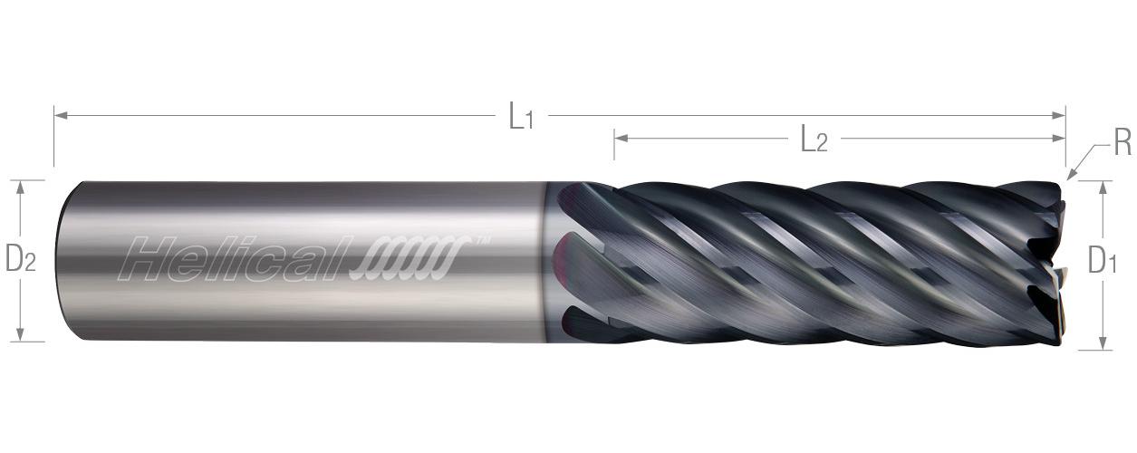 1/2 1/2SHK 1-1/4LOC END MILL