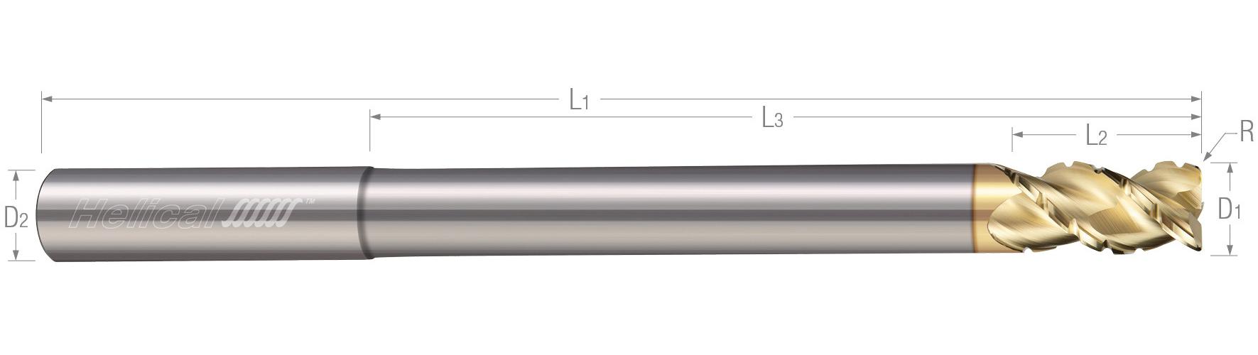 1/2 1/2SHK 5/8LOC END MILL