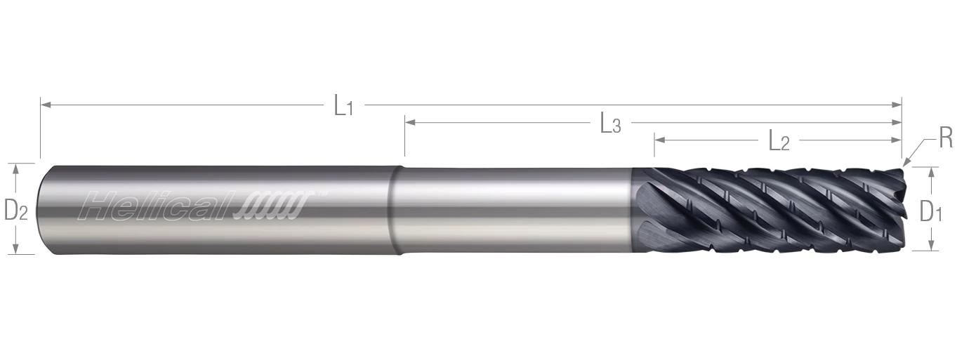 1/2 7FL .030CR CARB 1-1/4LOC END MILL