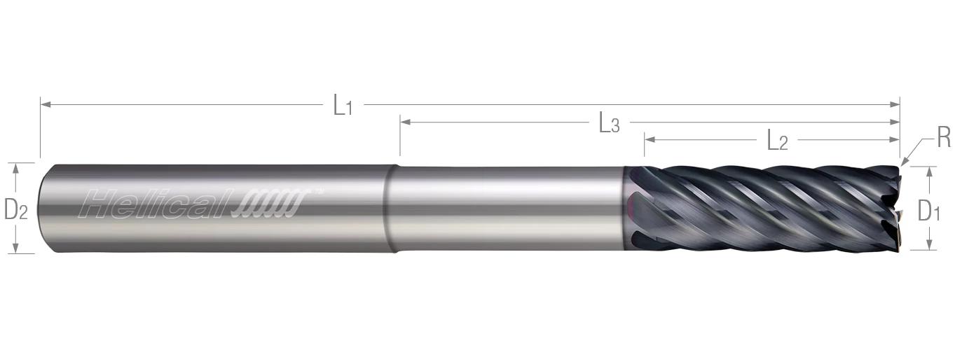 1/2 7FL .030CR CARB 1-1/4LOC END MILL