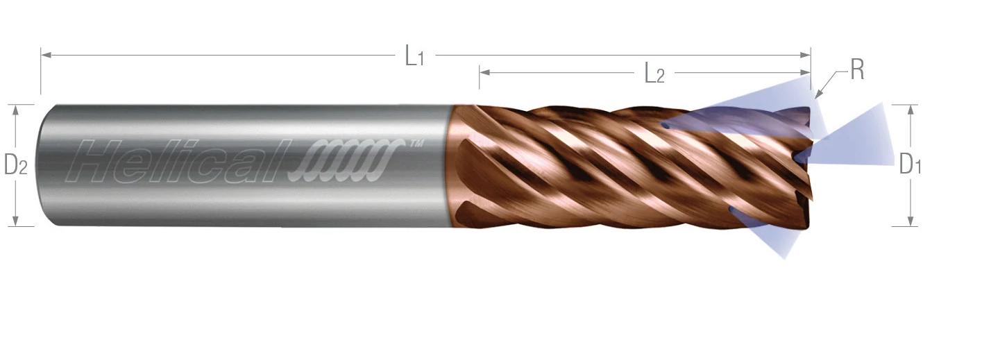 1/2 6FL TPLUS 1/2SHK END MILL