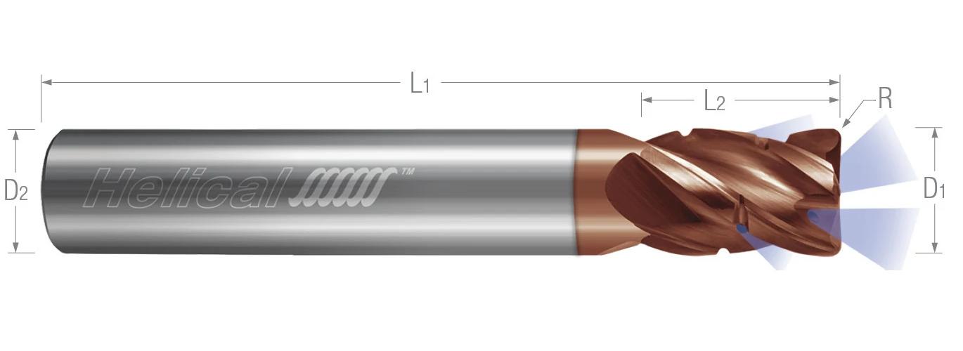 1/2 4FL TPLUS 1/2SHK END MILL