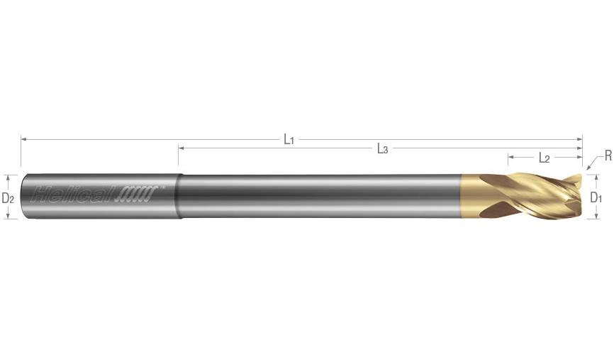 1/2 1/2SHK 5/8LOC END MILL