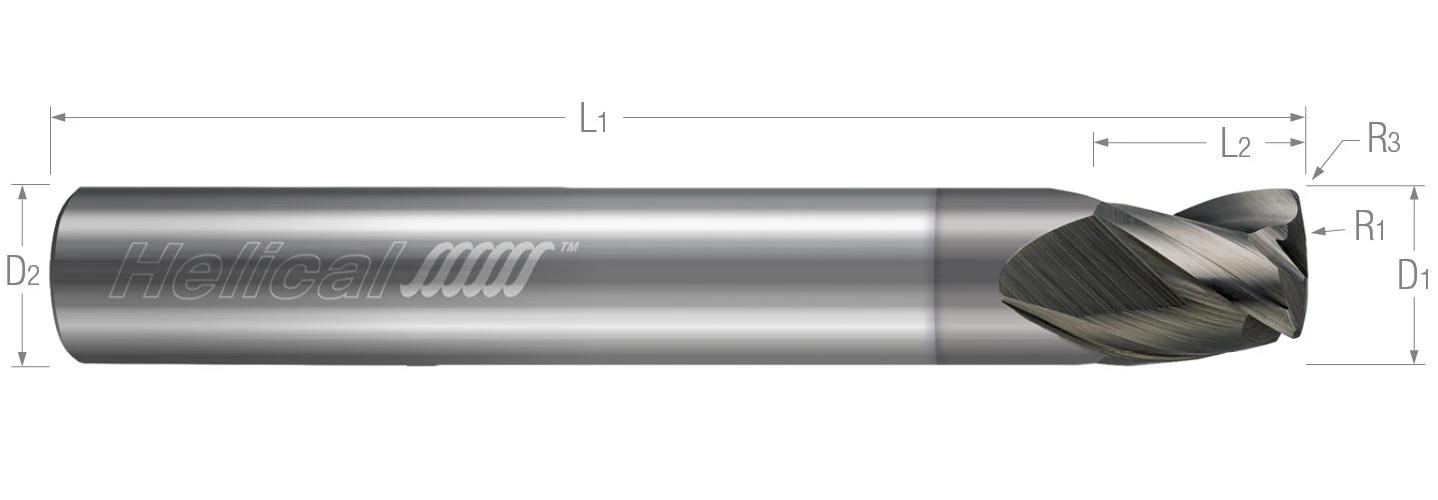 1/8 .008CR 3FL SC .125LOC END MILL